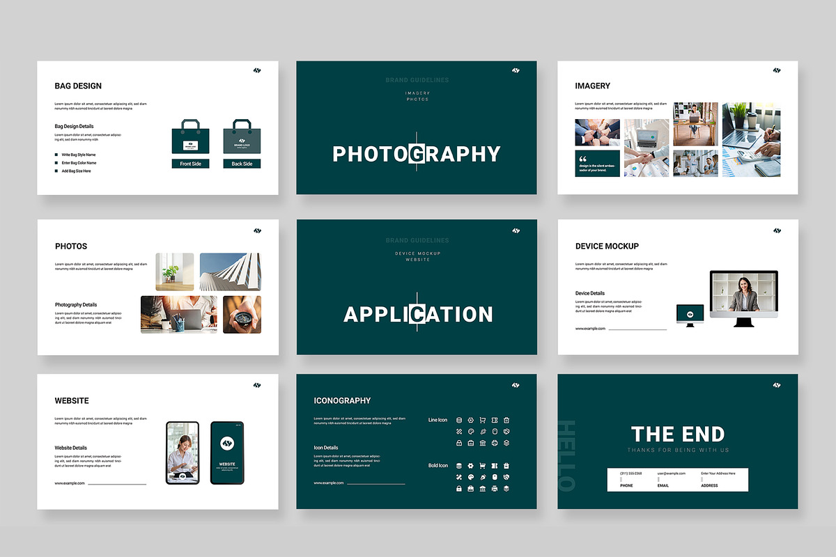 Brand Guidelines Presentation, a Presentation Template by ContestDesign (Photo 4 of 4)