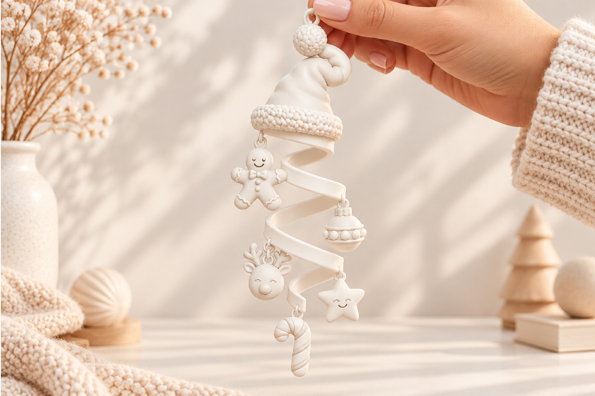 Christmas Spiral Ornament STL, an Object 3D Model by Layerology (Photo 3 of 4)