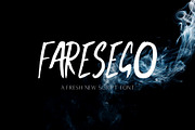 Faresego Script Typeface, a Sans Serif Font by Creativetacos (Thumbnail 1 of 7)