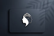 Beauty face logo with flower, a Branding & Logo Template by art_creater (Thumbnail 2 of 2)