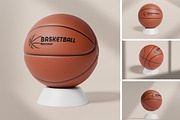 Basketball Mockup, an Advertising Mockup by xavier_studio (Thumbnail 1 of 5)