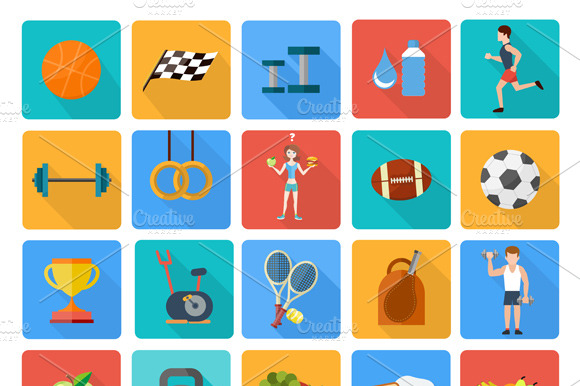 Set Of Sport Icons