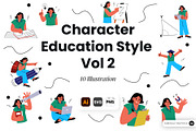 Character Education Style Vol 2, an Object Graphic by SLAB! Design (Thumbnail 1 of 3)