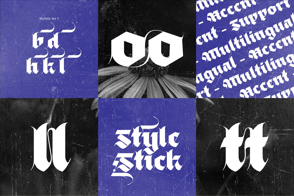 Black Obesity Blackletter Font, a Blackletter Font by alit design (Photo 15 of 17)