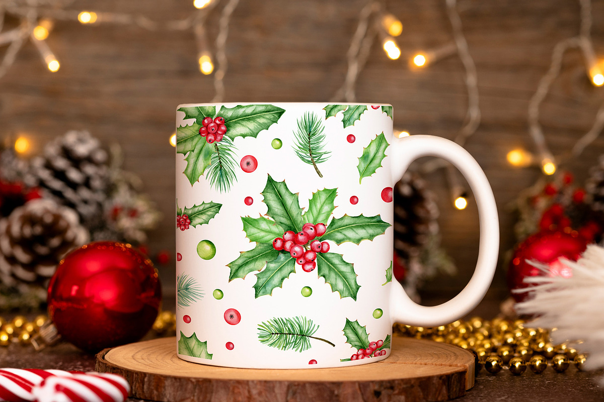 Forest Christmas set, an Illustration by svetodesign (Photo 10 of 12)