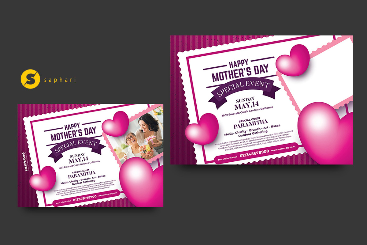 Mother's Day, a Flyer Template by Saphari (Photo 3 of 3)
