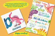 Dinosaurs watercolor clipart, an Object Graphic by Trinibis (Thumbnail 4 of 5)