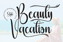 Beauty Vacation | Script Font