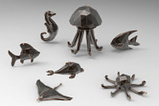 7 Nautical Charm 3D Model Set, an Animal 3D Model by Kseniya-Omega (Thumbnail 1 of 17)
