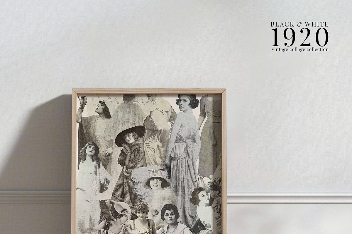 1920s Vintage Collage Pack, an Object Graphic by Kaleriia (Photo 2 of 11)
