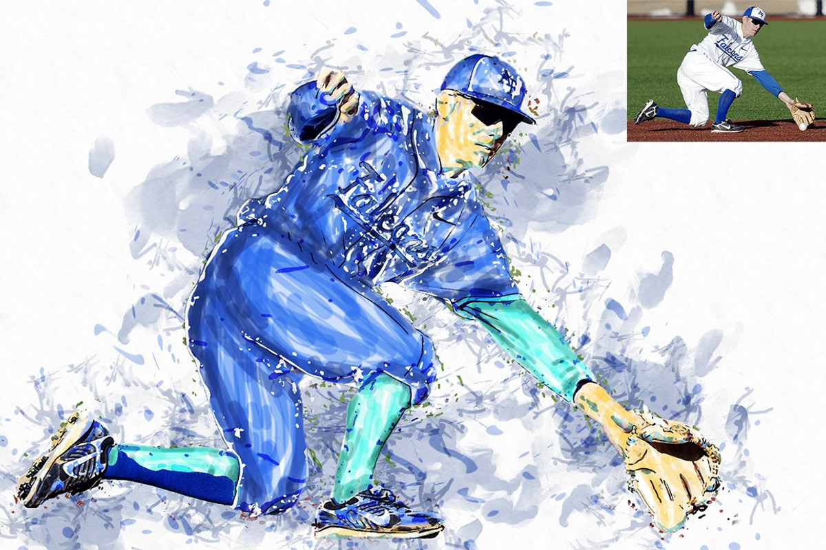 Ink Poster Art Photoshop Action, an Action Add-On by MRI STUDIO (Photo 7 of 11)