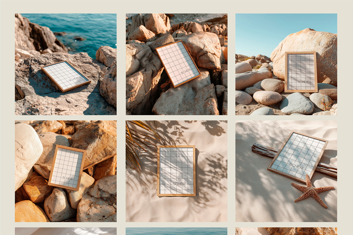 SERENE COAST | Frame mockup set, a Product Mockup by SCHÉRI (Photo 10 of 11)