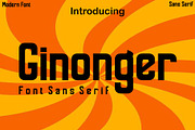 Ginonger sanserif Font, a Sans Serif Font by Canden Meutuah (Thumbnail 1 of 7)