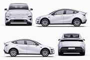2026 Performance EV Crossover Set, an Advertising Mockup by Halal Graphic Studio (Thumbnail 11 of 12)
