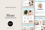 Mom Media Kit Template | Canva, a Social Media Template by Bonita Digital Design (Thumbnail 1 of 3)