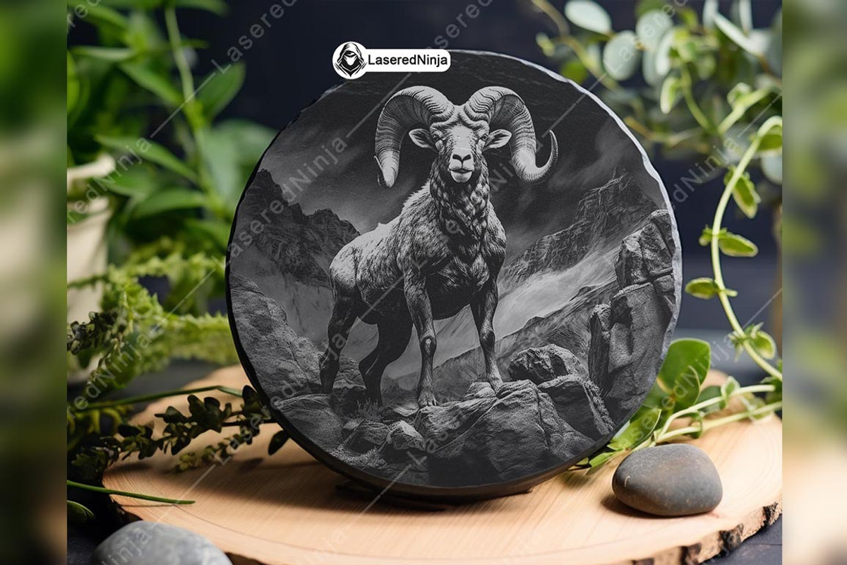 Ram Sheep Bighorn Male Goat Breed, a Background Graphic by LaseredNinja (Photo 5 of 7)