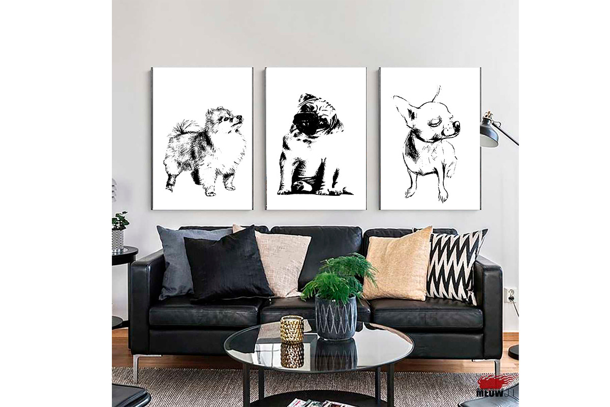 33 DOGS hand drawn illustrations, an Animal Illustration by AnastasiyaOleynik (Photo 4 of 7)