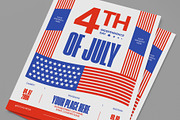 4th July Independence Day Flyer, a Flyer Template by graphicook (Thumbnail 2 of 3)