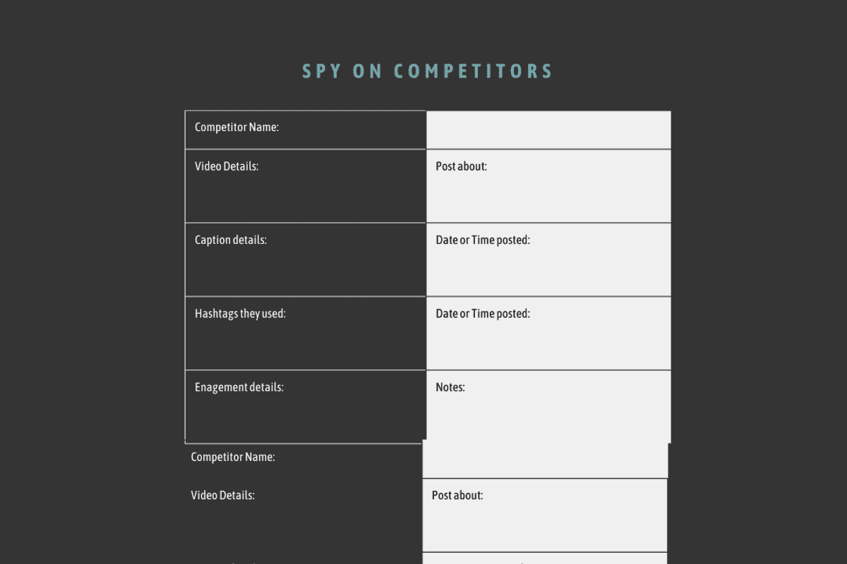 TikTok Marketing Pro Planner, a Social Media Template by Brand Your Biz Co. (Photo 6 of 9)