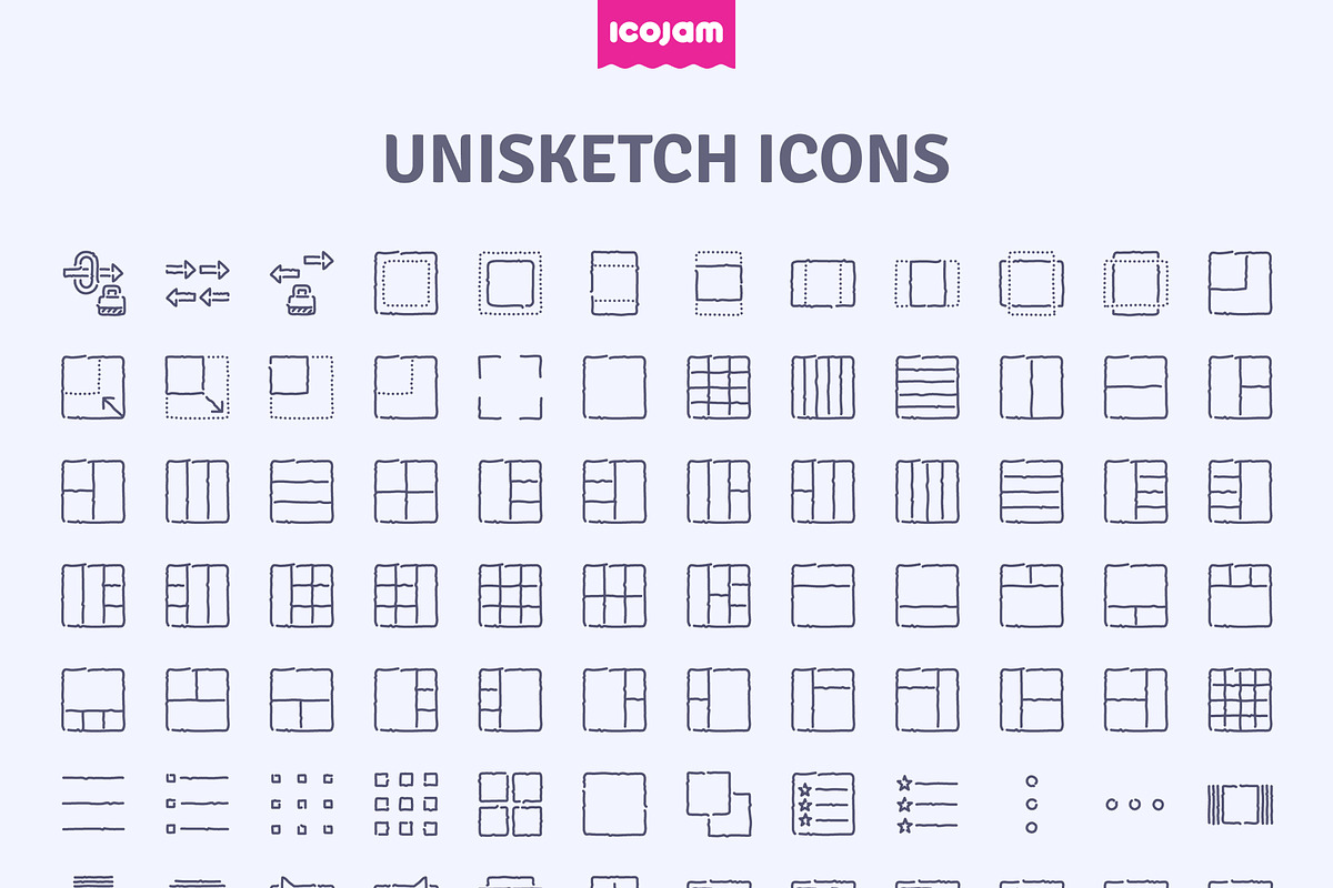 3000 Unisketch icons, an Outline Icon by Icojam store (Photo 11 of 12)