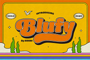 Blufy Font Family, a Font by Aiyari (Thumbnail 1 of 17)