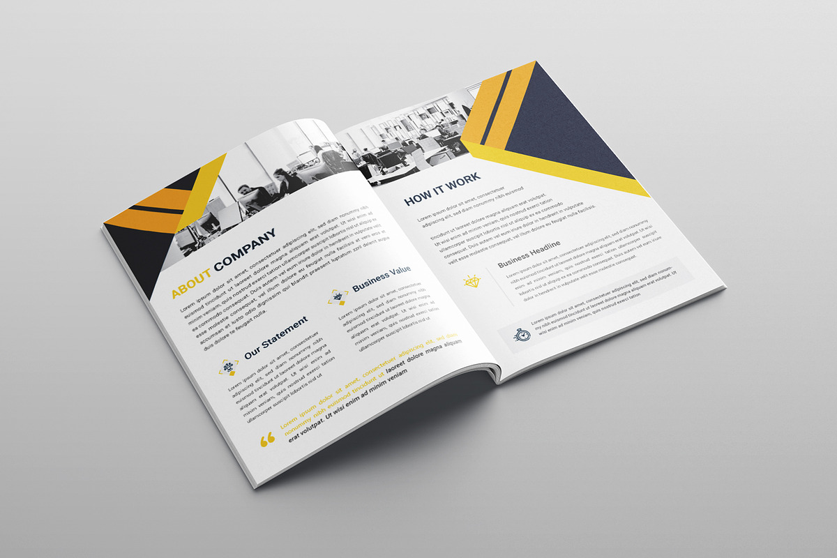 08 Page Corporate Brochure, a Brochure Template by workclan24 (Photo 2 of 5)