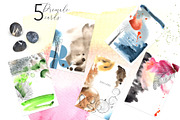 Nature Abstractions - Watercolor Set, a Texture Illustration by WBS Design (Thumbnail 12 of 13)