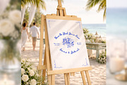 Hand Drawn Welcome Sign bd001, a Poster Template by TyphoonStudio (Thumbnail 1 of 9)