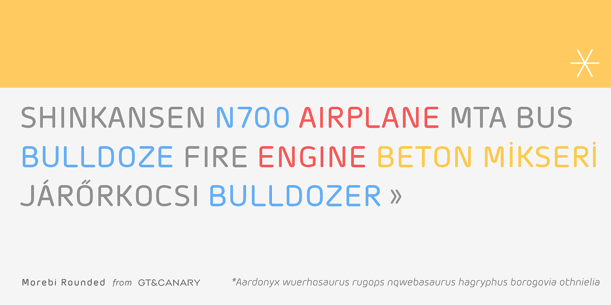 Morebi Rounded, a Sans Serif Font by GT&CANARY (Photo 5 of 6)
