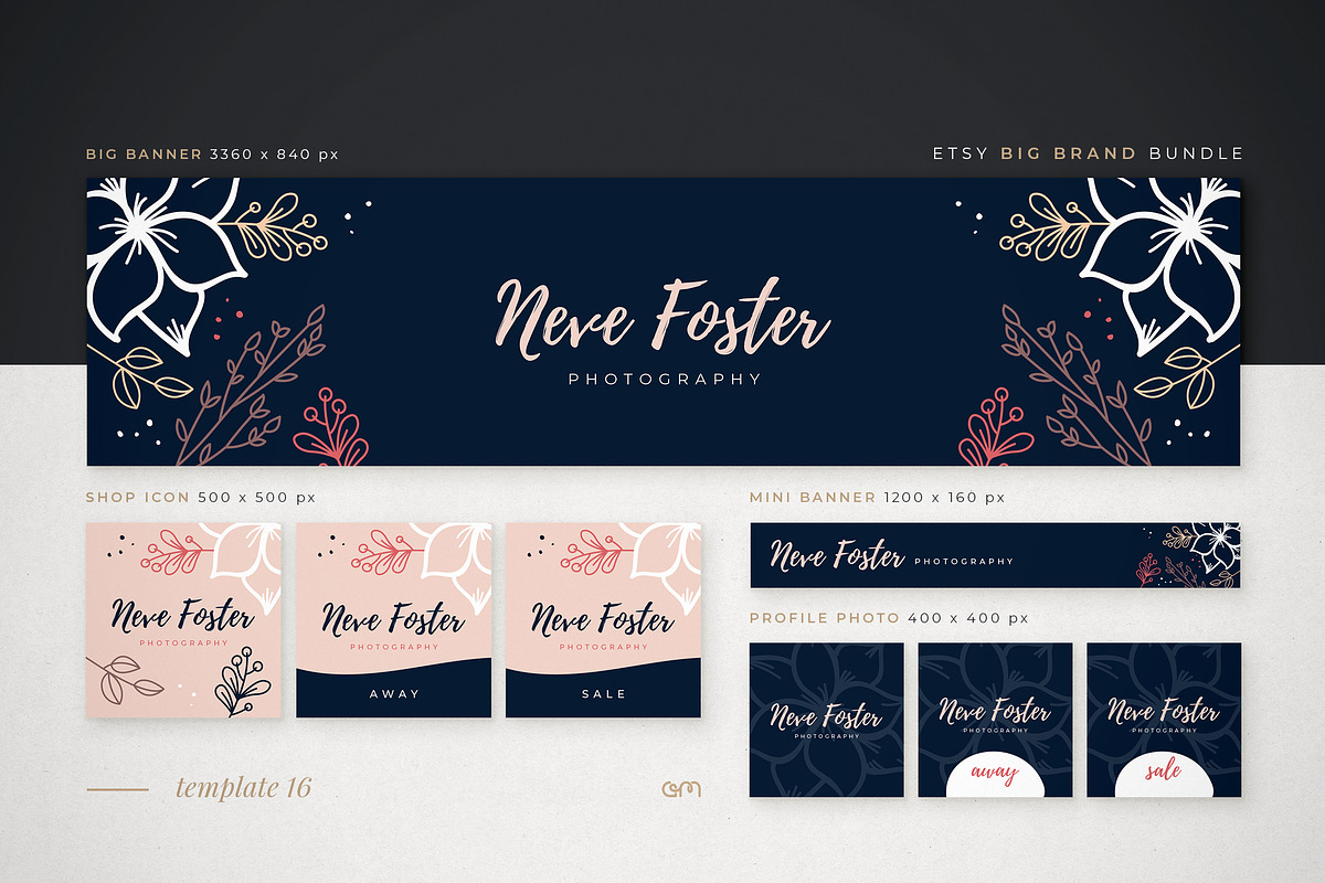 Etsy Big Brand Bundle, a Branding & Logo Template by AM Studio (Photo 19 of 23)
