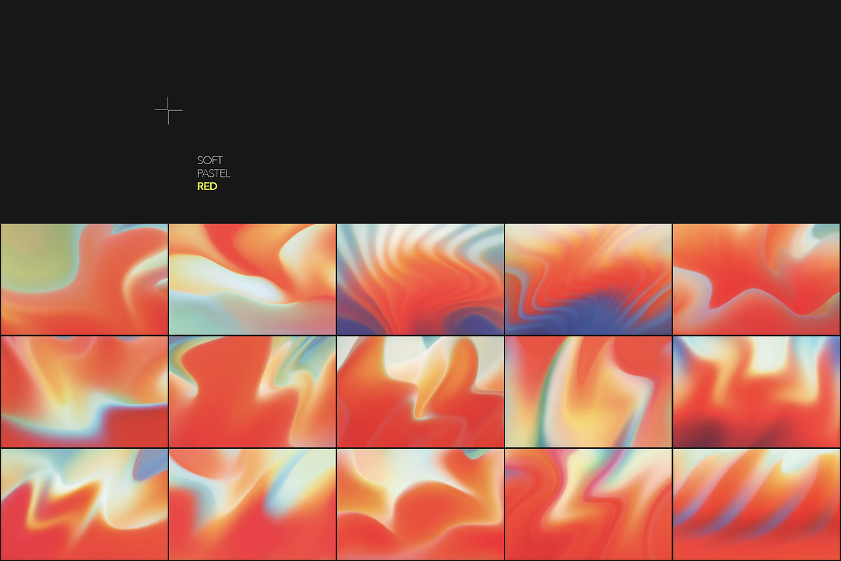 Nati — Soft Red Abstract Gradients, a Background Graphic by Milka (Photo 2 of 9)