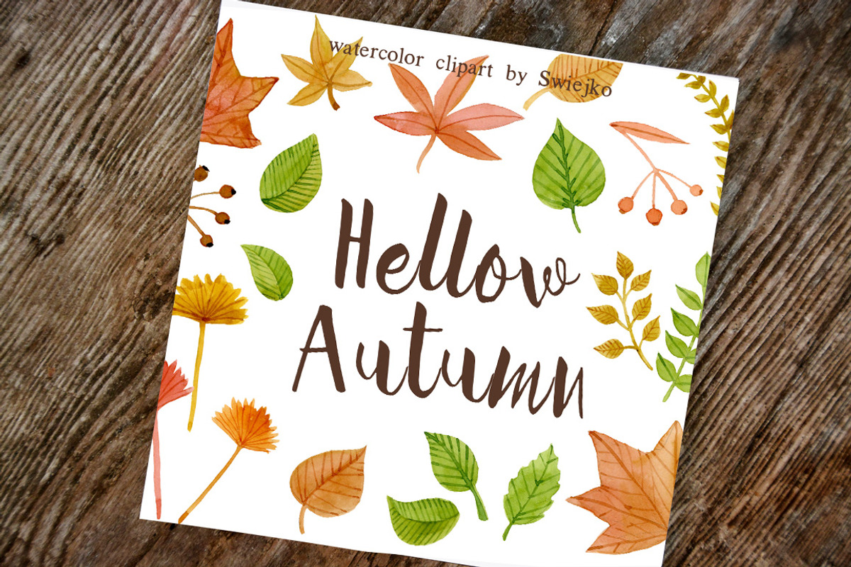 Autumn Leaves, clipart, an Illustration by swiejko (Photo 2 of 2)