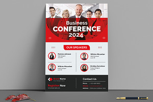 Business Conference Flyer, a Flyer Template by MightyDesign