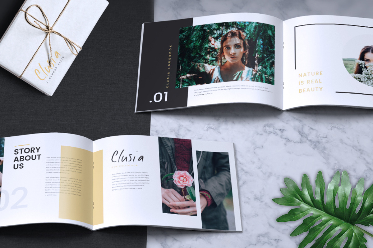 CLUSIA - Lookbook Brochure Catalogue, a Brochure Template by Rahardi Creative (Photo 5 of 6)