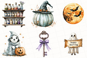 Pastel Halloween Sublimation Clipart, an Illustration by OK Design (Thumbnail 3 of 5)