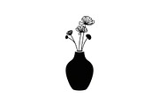 Flower Vase Silhouette Vector Bundle, an Illustration by Designs_River (Thumbnail 30 of 51)