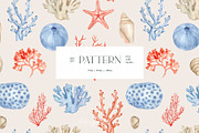 Watercolor Ocean, an Object Illustration by PatrushevaYana (Thumbnail 5 of 13)