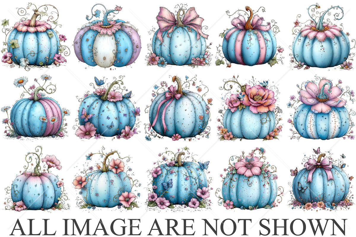 Whimsical Fall Pastel Pumpkin PNG, a Seasonal Illustration by Canvas Craft (Photo 4 of 10)