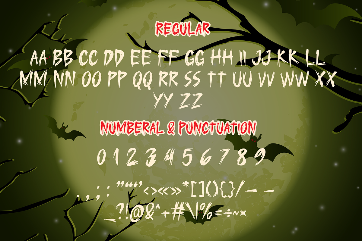 Creepy Ghost is a Halloween font, a Handwritten Font by Brown Cupple (Photo 8 of 8)