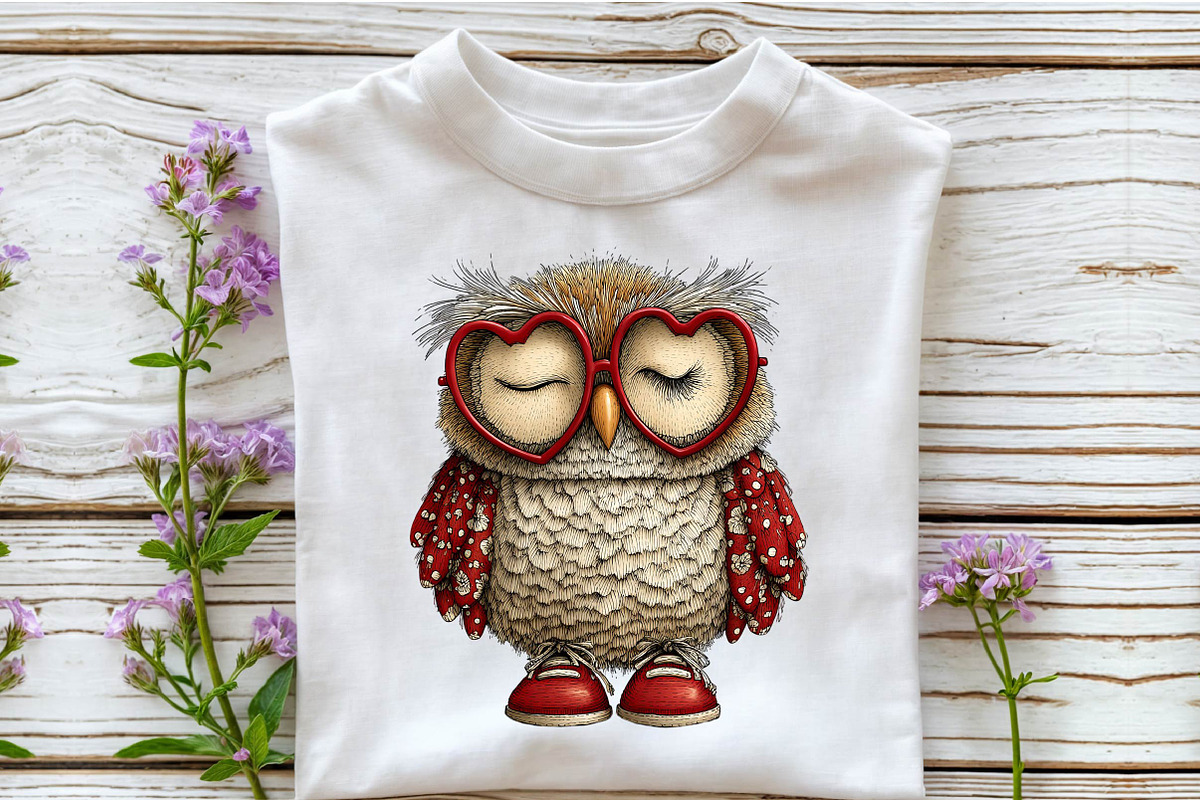 Valentine Woodland Animal Clipart, an Illustration by Sublimation Artist (Photo 6 of 6)