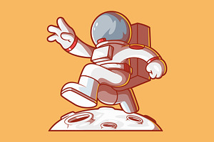 Astro Jump!, a Technology Illustration by pedrors