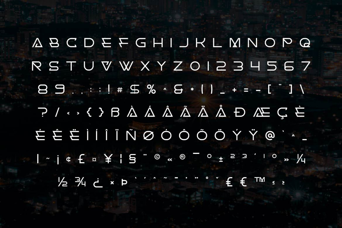 Prolane – Geometric Display, a Sans Serif Font by Artiveko (Photo 2 of 5)