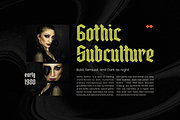 Avenacuastra, a Blackletter Font by ilhamtaro (Thumbnail 2 of 10)