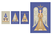 Scandinavian Christmas Elements, a Seasonal Illustration by lenlis (Thumbnail 7 of 9)