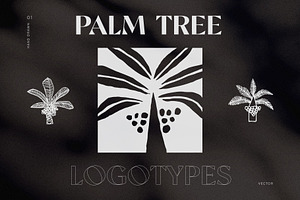 Hand Drawn Palm Tree Logotypes