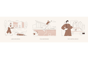 Household maintenance services, a Person Illustration by Visual Generation