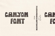 Canyon - Hand Drawn Western Font, a Handwritten Font by Madeline ODonoghue Design (Thumbnail 2 of 7)