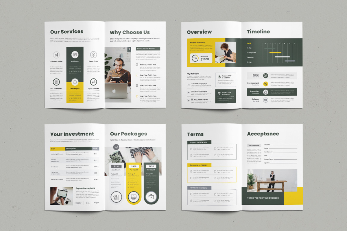 Multipurpose Company Proposal, a Brochure Template by Creativity-Design (Photo 4 of 6)