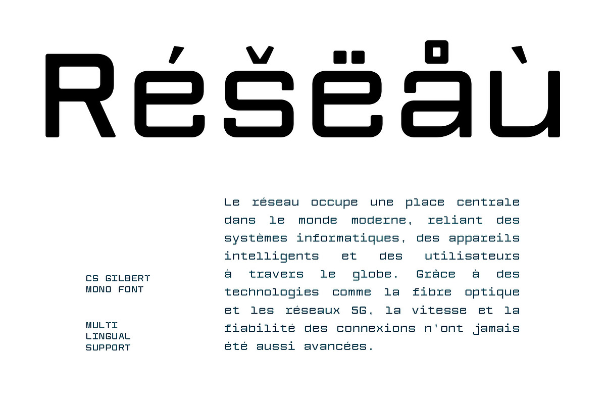 CS Gilbert Mono – Monospaced Font, a Sans Serif Font by Craft Supply Co. (Photo 4 of 8)