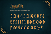 Aimerva, a Blackletter Font by ilhamtaro (Thumbnail 9 of 12)